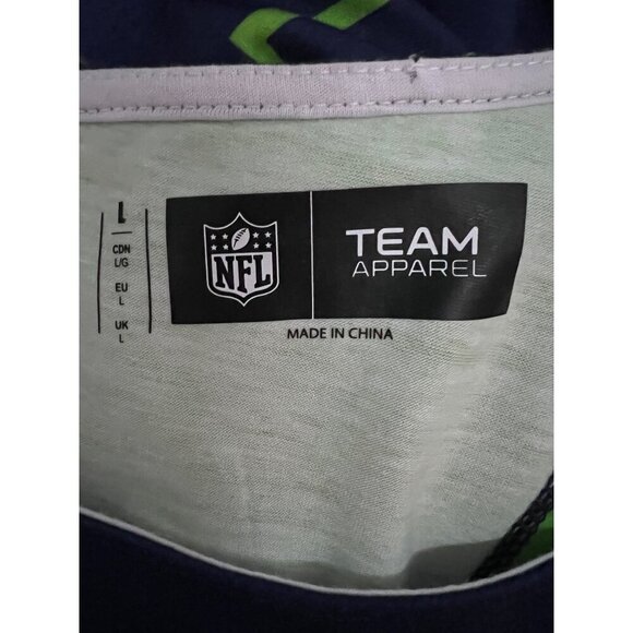 NFL Womens Seattle Seahawks Football Open Back Twist Tie Tank Top Large Stretch - Picture 5 of 8